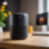 Smart speaker showcasing advanced features