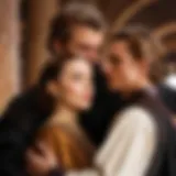 Padmé Amidala and Anakin Skywalker in a pivotal moment of their relationship