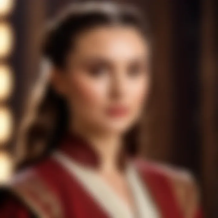 Padmé Amidala showcasing her leadership qualities