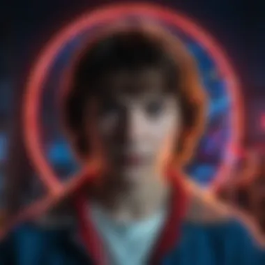 A representation of the supernatural elements in Stranger Things.