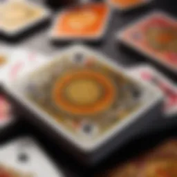 A vibrant deck of cards showcasing the unique design of the Sun game.