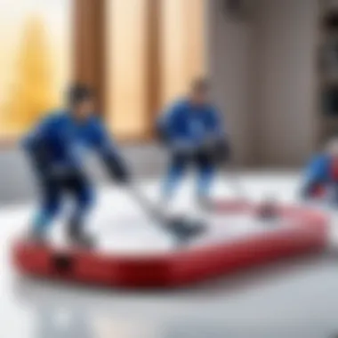 Features and specifications of tabletop hockey models