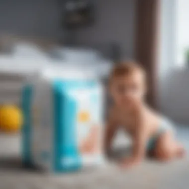 Modern diaper products available in the Russian market