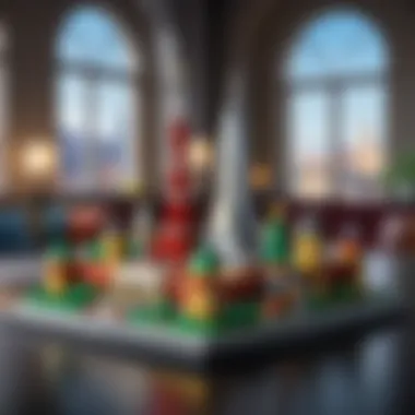 Themed LEGO Set of a Famous Landmark A vibrant LEGO set themed around a famous landmark
