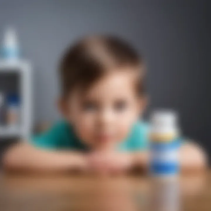 Chlorhexidine solution application in child care