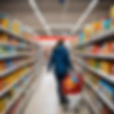 Parents shopping for children's toys