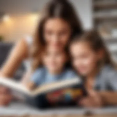 The Bonding Experience of Reading Together A child engaged in reading a picture book with an adult