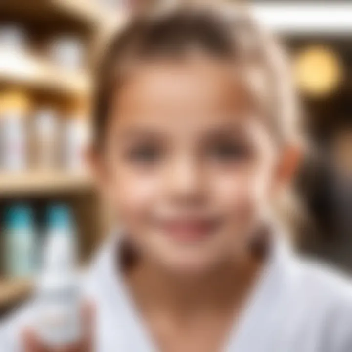 Illustration depicting the market demand for children's skincare products