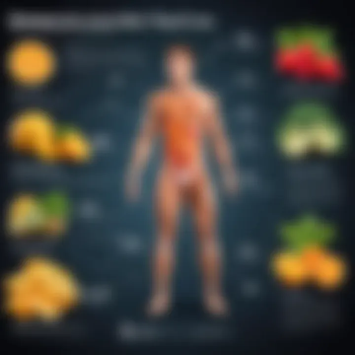 An infographic illustrating the impact of nutrients on joint function