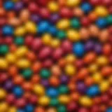 Close-up of HTR vitamins showcasing their vibrant colors and unique shapes.