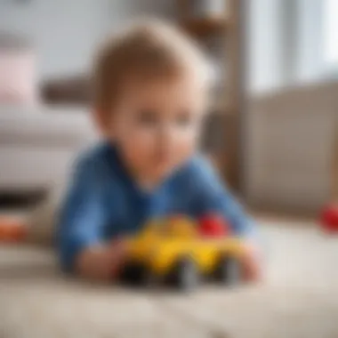 Children's Safety with Pauchi Toys Child playing safely with a pauchi