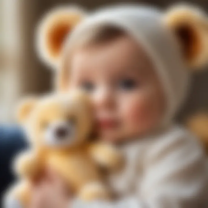 Safe and soft plush toys for babies