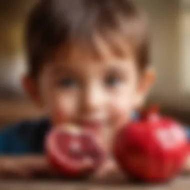 Nutritional benefits of pomegranate for children