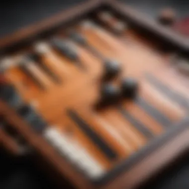 Online shopping interface showcasing backgammon sets