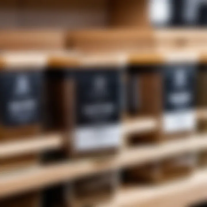 Labeling for high-quality black cumin seed products on a shelf