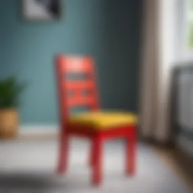 Charming Children's Chair Charming children's chair in vibrant color