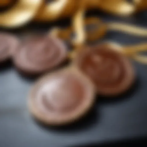 Delicious chocolate medals for children