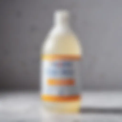 A bottle of Elizar oxygen bleach on a clean surface