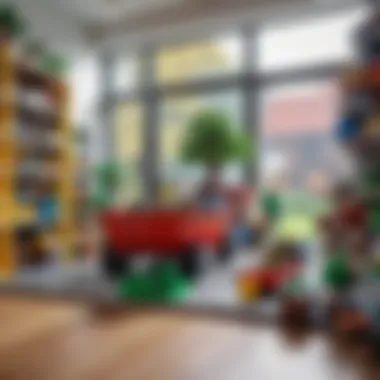 An online shopping interface showcasing LEGO Minecraft products