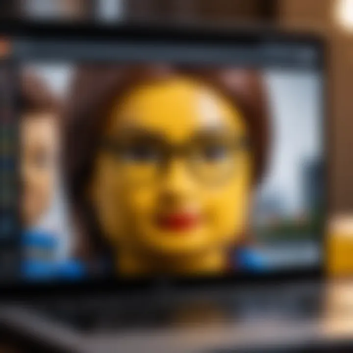 Online shopping for Lego sets on a computer screen