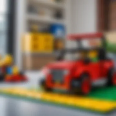 An online shopping screen highlighting discounted LEGO products available for purchase